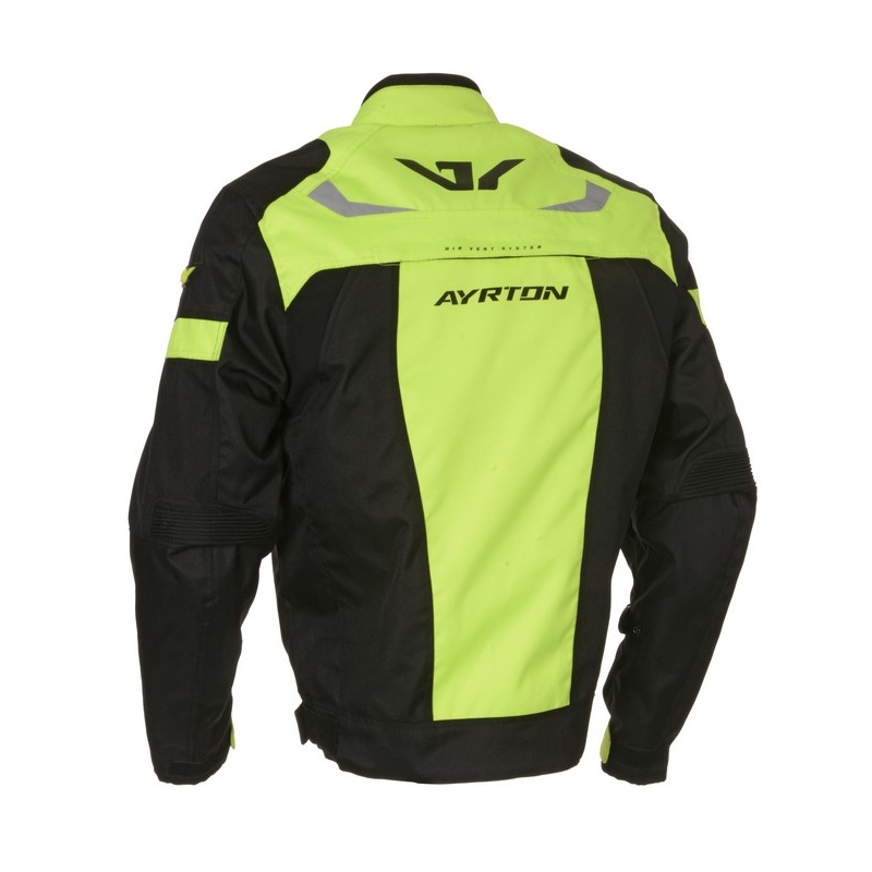 Bunda na motocykel Ayrton Sting čierno-fluorescenčno-žltá výpredaj