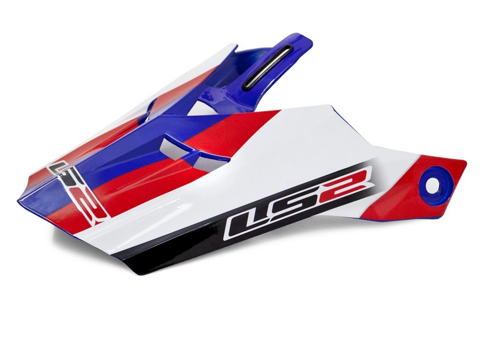 Šilt pre prilbu LS2 PEAK MX456 bielo-modrý