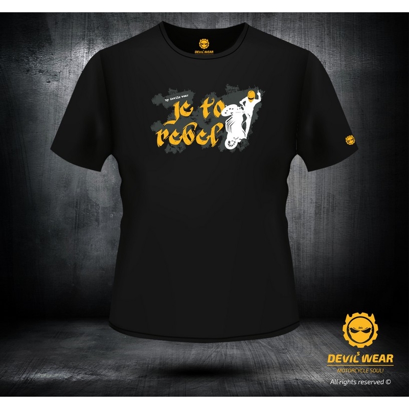 Pánské triko Devils Wear - Je To Rebel vypredaj výpredaj