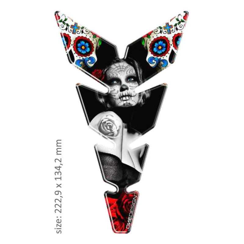 Polep palivovej nádrže Print - MOON Slim Mexican Tattoo 2