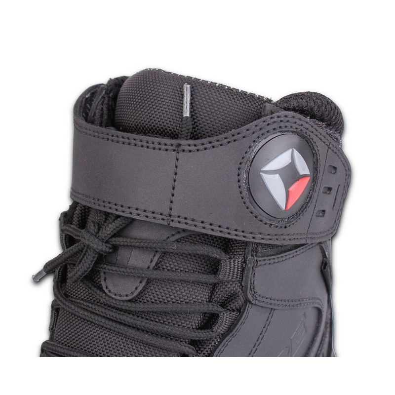 Topánky na motocykel Kore Velcro čierne