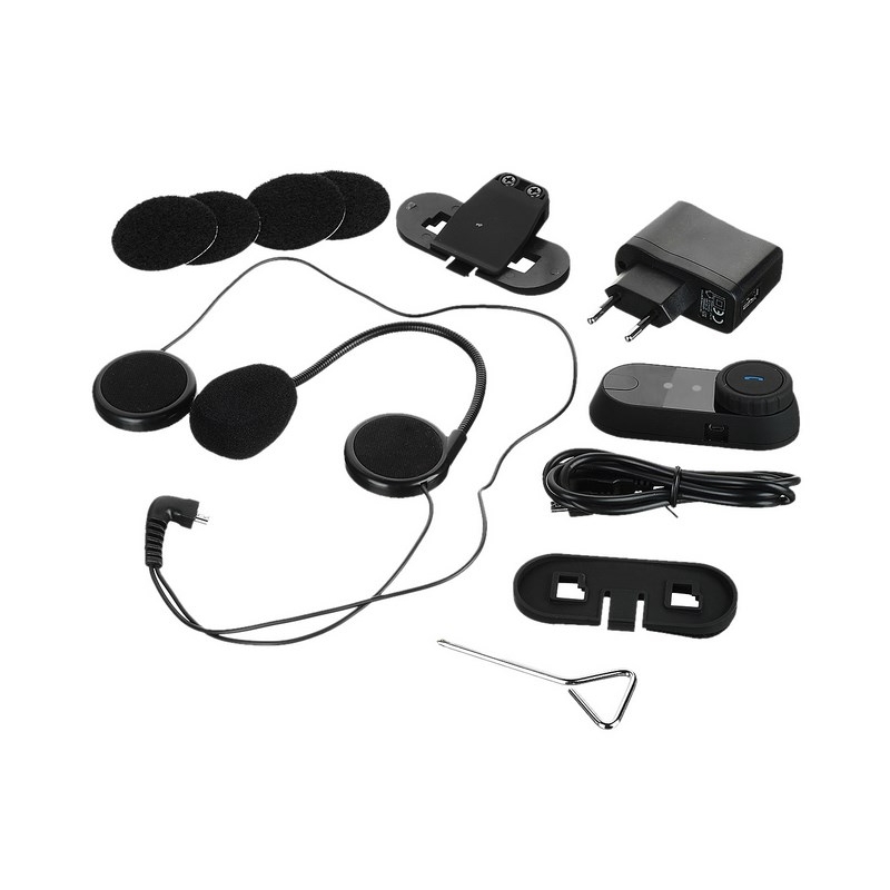 Bluetooth Intercom s FM do prilby