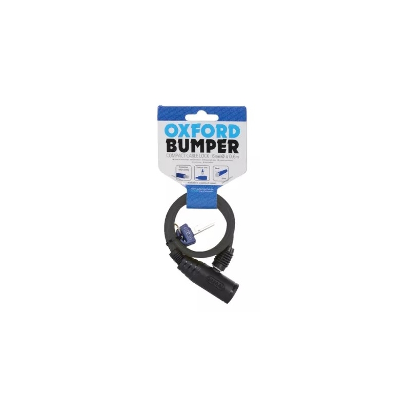Zámek Oxford Bumper Cable Lock kouřový