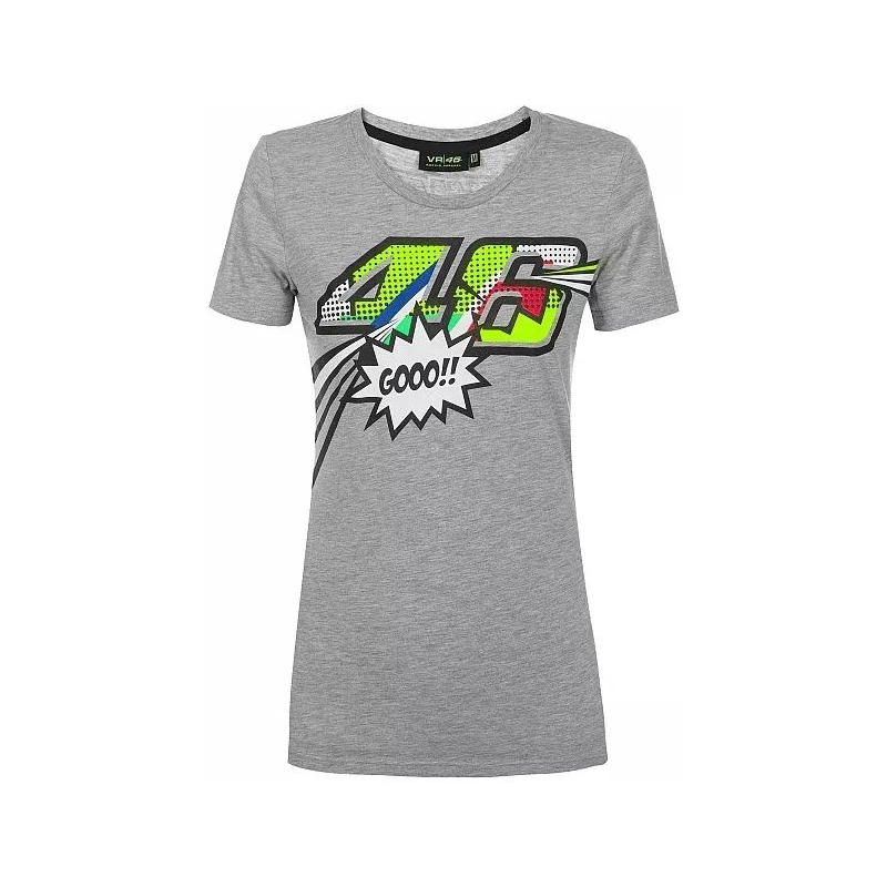 Dámske tričko VR46 Valentino Rossi POP ART šedé výpredaj