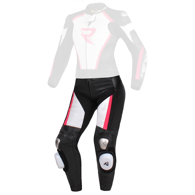 Dámske nohavice Street Racer Kiara čierno-bielo-fluorescenčno ružové - II. akosť