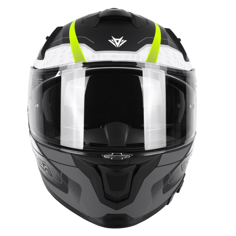 Integrálna prilba na motocykel RSA Rapid šedo-fluorescenčno žltá výpredaj