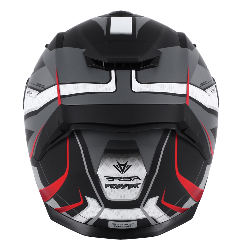 Integrálna prilba na motocykel RSA Rapid šedo-červená výpredaj