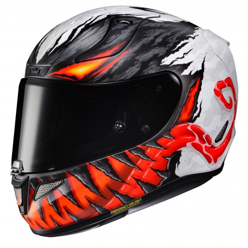 Integrálna prilba na motocykel HJC RPHA 11 Anti Venom MC1SF čierno-bielo-červená