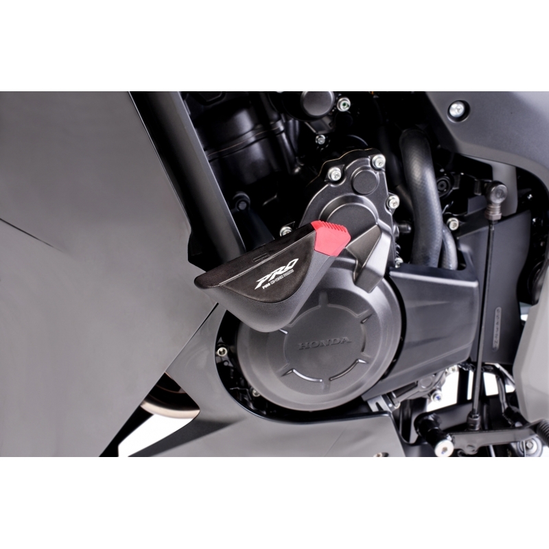 Padacie protektory Puig PRO - Honda CBR500R (2013 - 2015) čierne