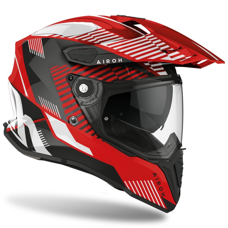 Enduro prilba Airoh Commander Boost 2022 červená lesklá výpredaj