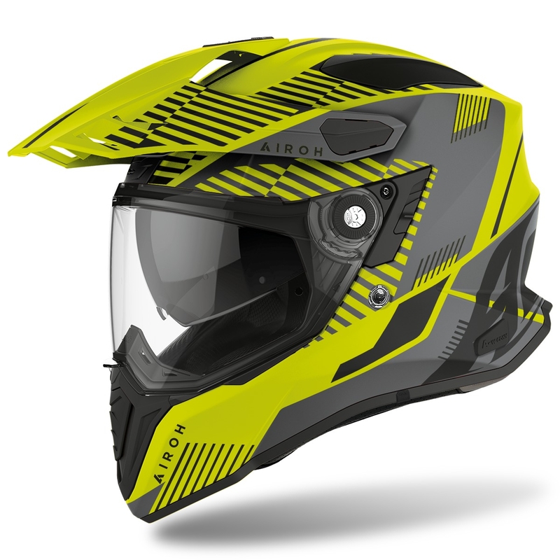 Enduro prilba na motocykel Airoh Commander Boost 2022 žltá matná výpredaj