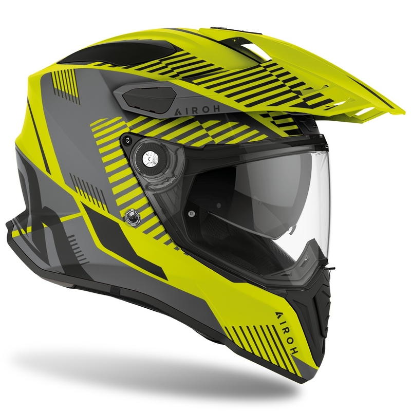 Enduro prilba na motocykel Airoh Commander Boost 2022 žltá matná výpredaj