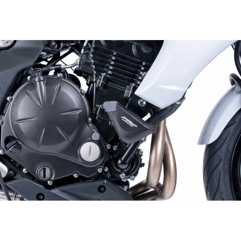 Padacie protektory Puig PRO - Kawasaki ER-6N (2012 - 2015) čierne