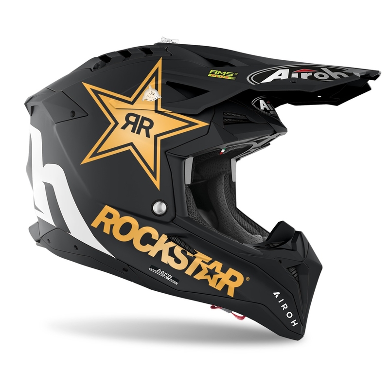 Motokrosová prilba Airoh Aviator 3.0 Rockstar 2022 čierna matná výpredaj