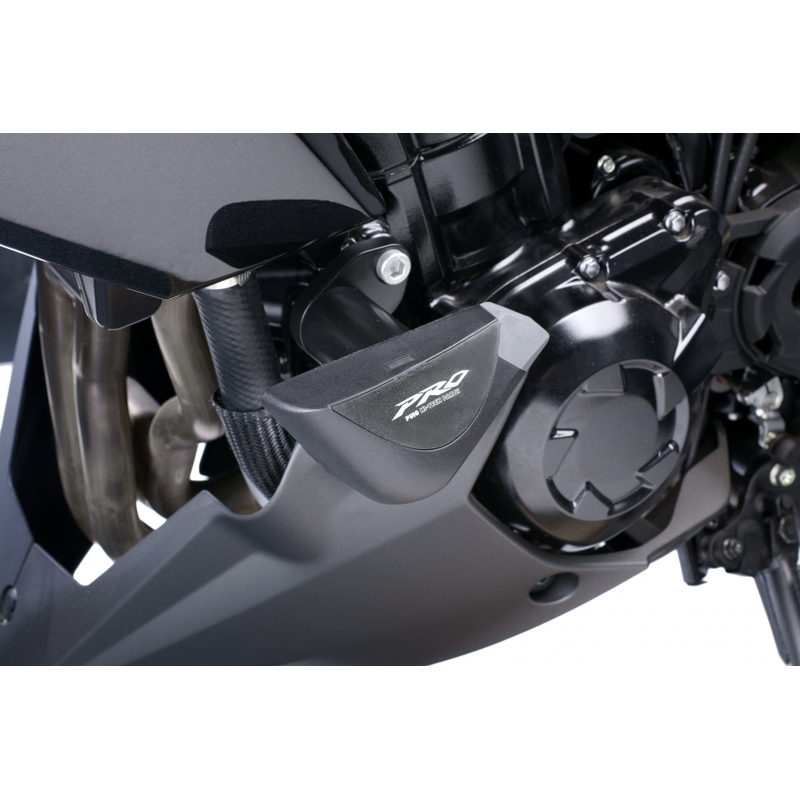 Padacie protektory Puig PRO - Kawasaki Z1000 (2010 - 2013) čierne