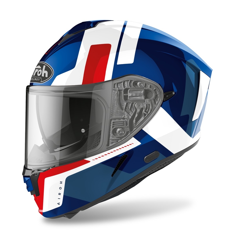 Integrálna prilba na motocykel Airoh Spark Shogun 2022 modro-červená lesklá výpredaj