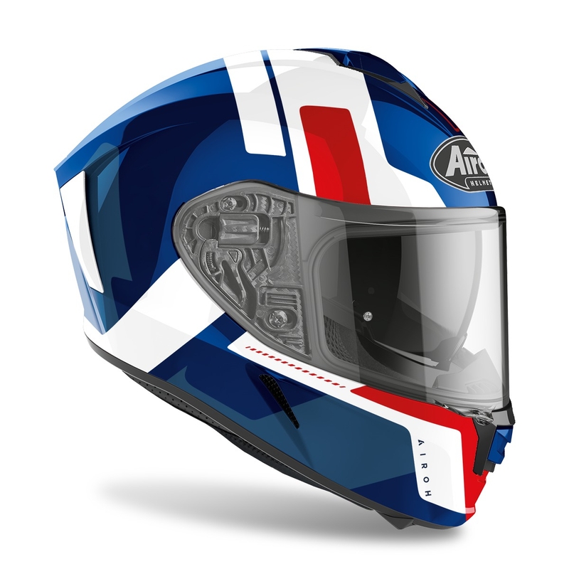 Integrálna prilba na motocykel Airoh Spark Shogun 2022 modro-červená lesklá výpredaj