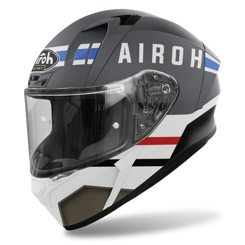 Integrálna prilba na motocykel Airoh Valor Craft 2022 bielo-šedá matná