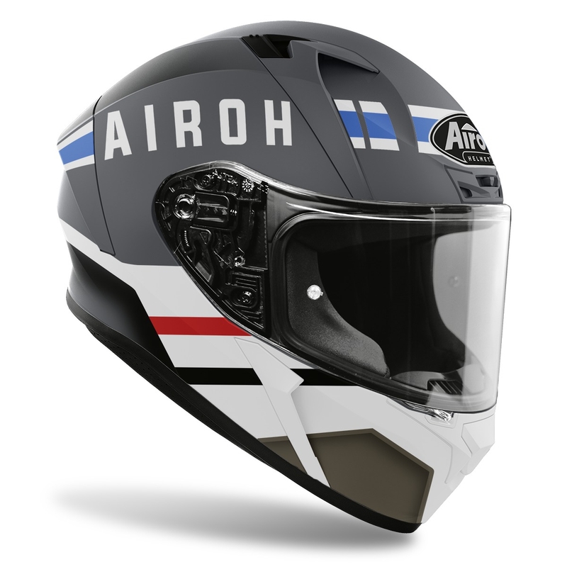 Integrálna prilba na motocykel Airoh Valor Craft 2022 bielo-šedá matná