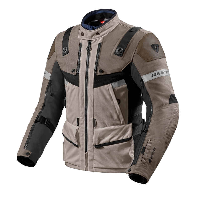 Bunda na motocykel Revit Defender 3 GTX hnedo-čierna