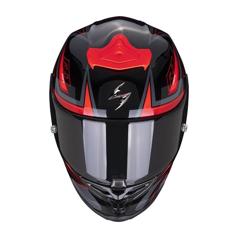 Integrálna prilba na motocykel Scorpion EXO-R1 Air Gaz čierno-červená