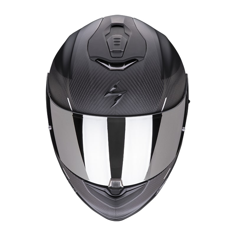 Integrálna prilba na motocykel Scorpion EXO-1400 Carbon Air Drik čierno-zelená matná