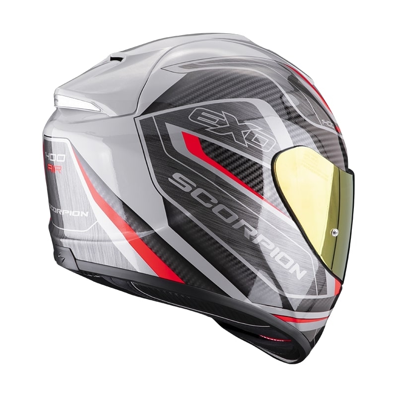 Integrálna prilba na motocykel Scorpion EXO-1400 Air Attune šedo-čierno-červená výpredaj