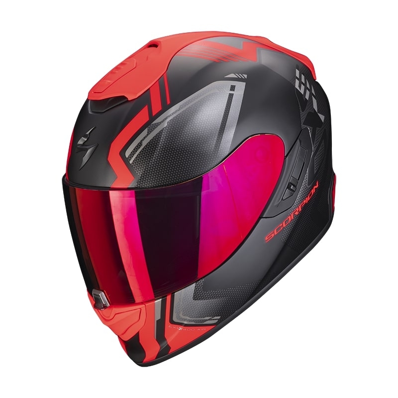 Integrálna prilba na motocykel Scorpion EXO-1400 Air Corsa čierno-červená matná