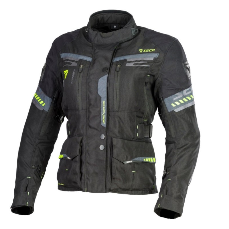 Dámska bunda na motocykel SECA Arrakis II čierna výpredaj