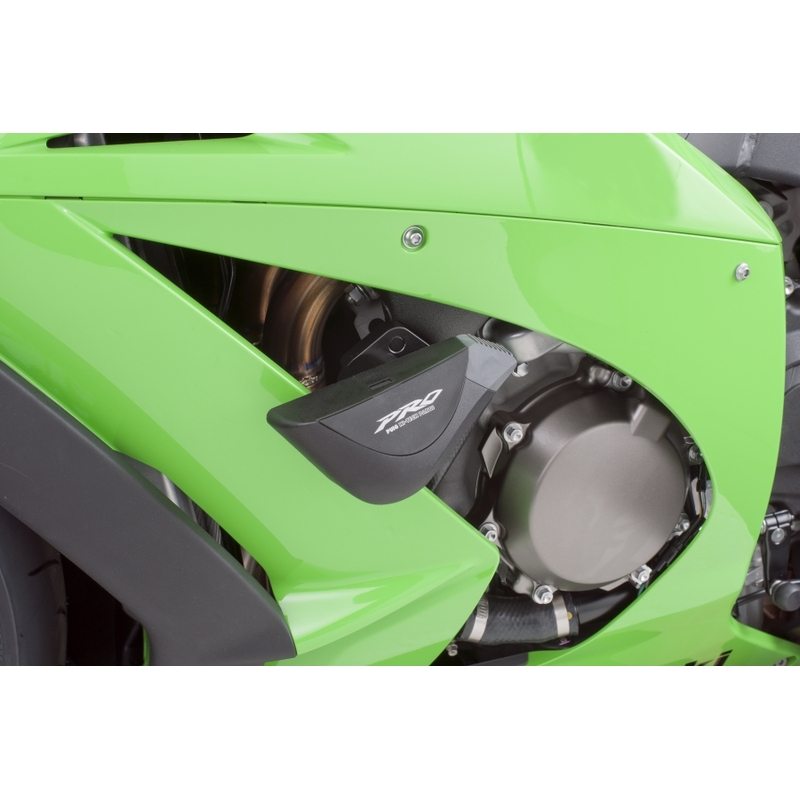 Padacie protektory Puig PRO - Kawasaki ZX-10R (2011 - 2015) čierne