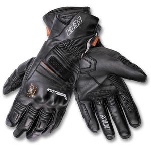 Kožené rukavice na motocykel SECA Turismo III čierne výpredaj