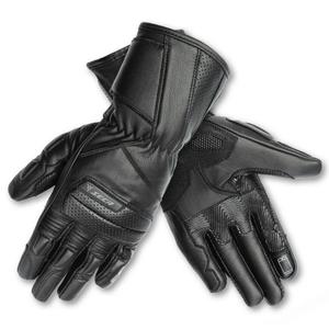 Kožené rukavice na motocykel SECA Journey II čierne výpredaj