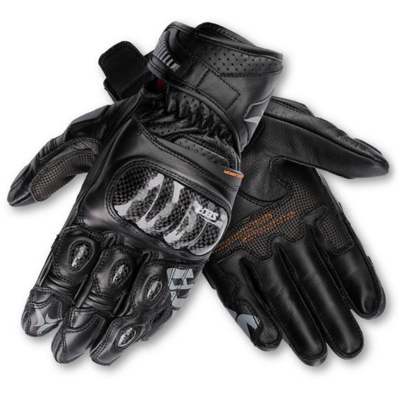 Rukavice na motocykel SECA Trackday Short čierne