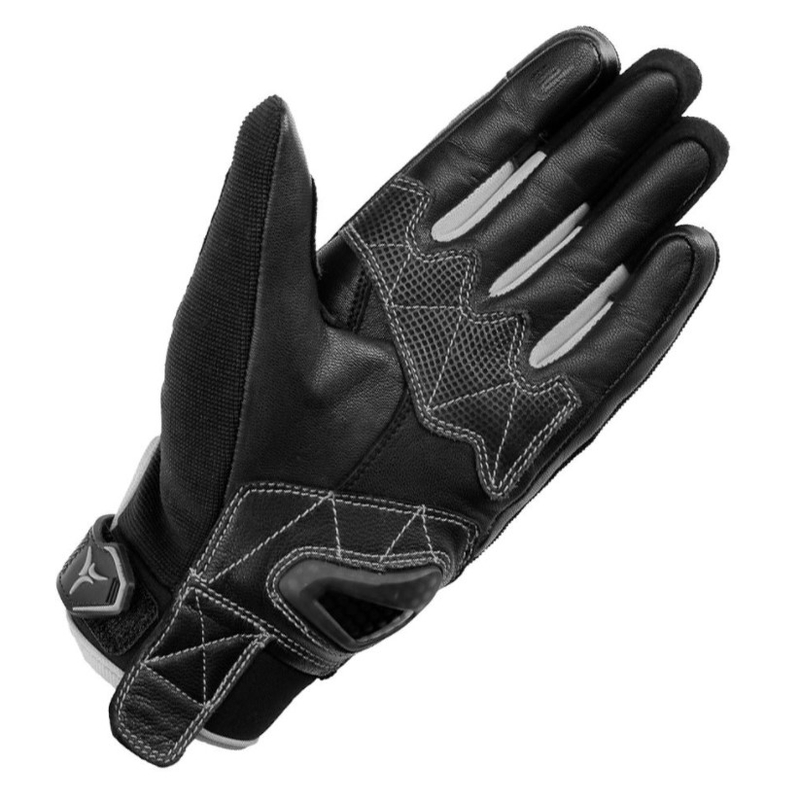 Rukavice na motocykel SECA X-Stretch čierno-sivé výpredaj