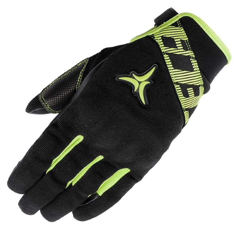 Rukavice na motocykel SECA X-Stretch čierno-žlto fluorescenčné výpredaj