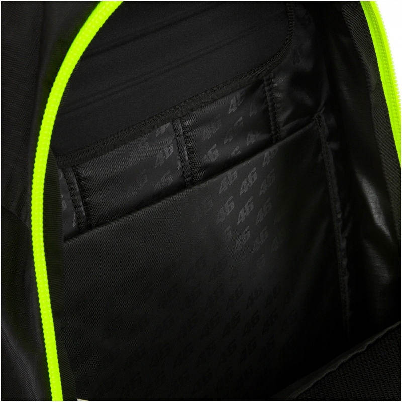 Batoh VR46 Valentino Rossi Ogio čierno-fluorescenčno žltý