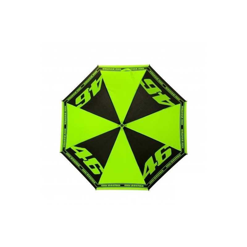 Skladací dáždnik VR46 Valentino Rossi Doctor čierno-fluorescenčno žltý