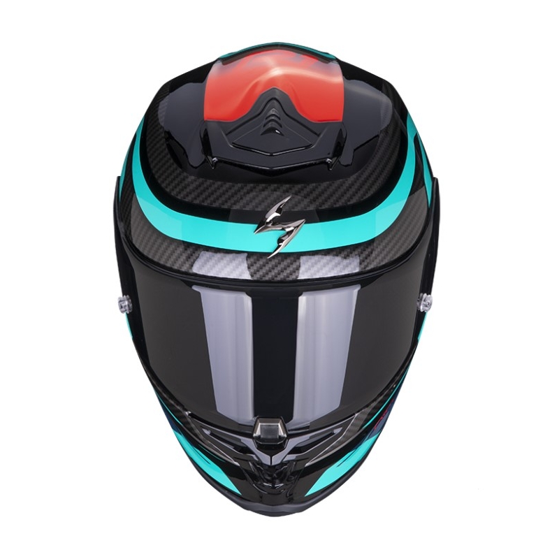 Integrálna prilba na motocykel SCORPION EXO-R1 AIR VATIS čierno-modro-červená