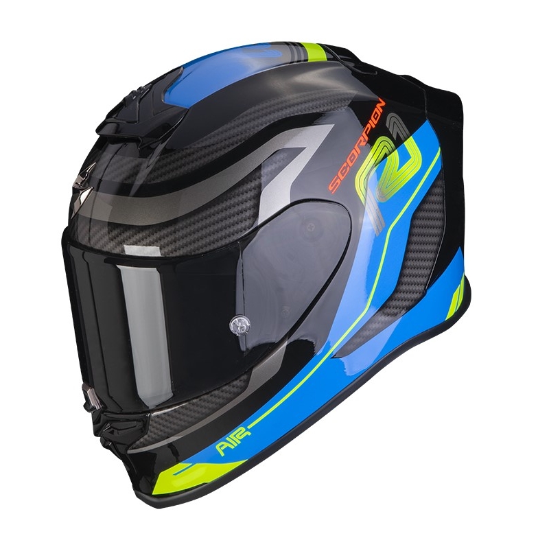 Integrálna prilba na motocykel SCORPION EXO-R1 AIR VATIS čierno-modrá