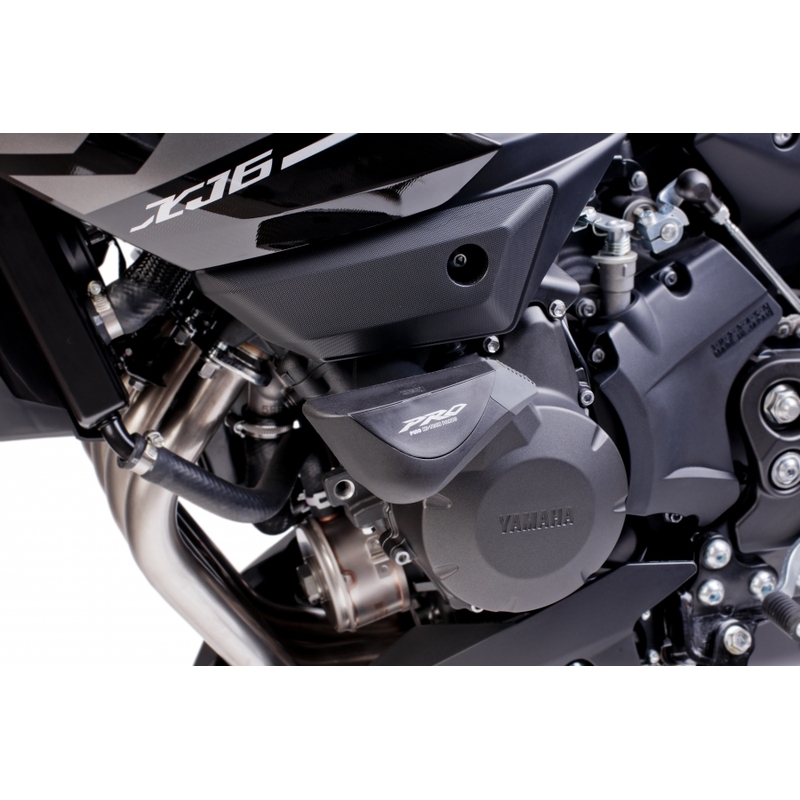 Padacie protektory Puig PRO - Yamaha XJ6, XJ6 Diversion čierne
