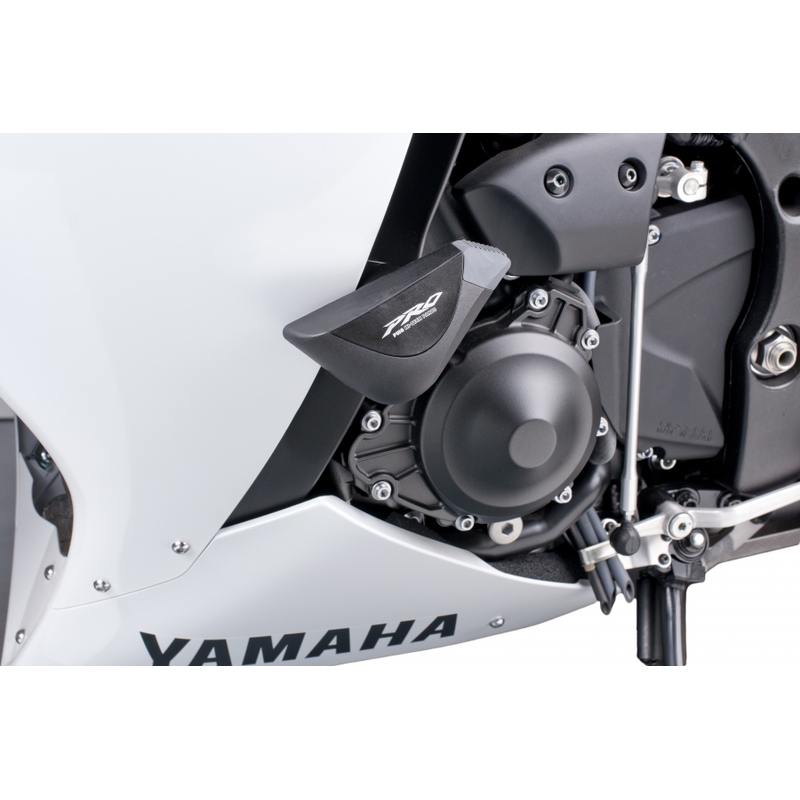 Padacie protektory Puig PRO - Yamaha YZF-R1 (2009 - 2013) čierne