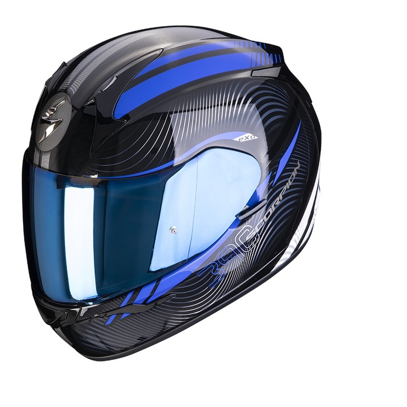 Integrálna prilba na motocykel SCORPION EXO-390 STING čierno-modrá