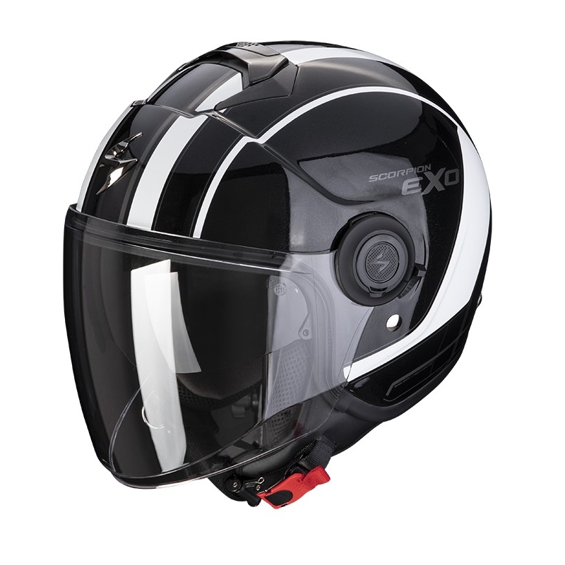 Otvorená prilba na motocykel SCORPION EXO-CITY SCOOT čierno-biela