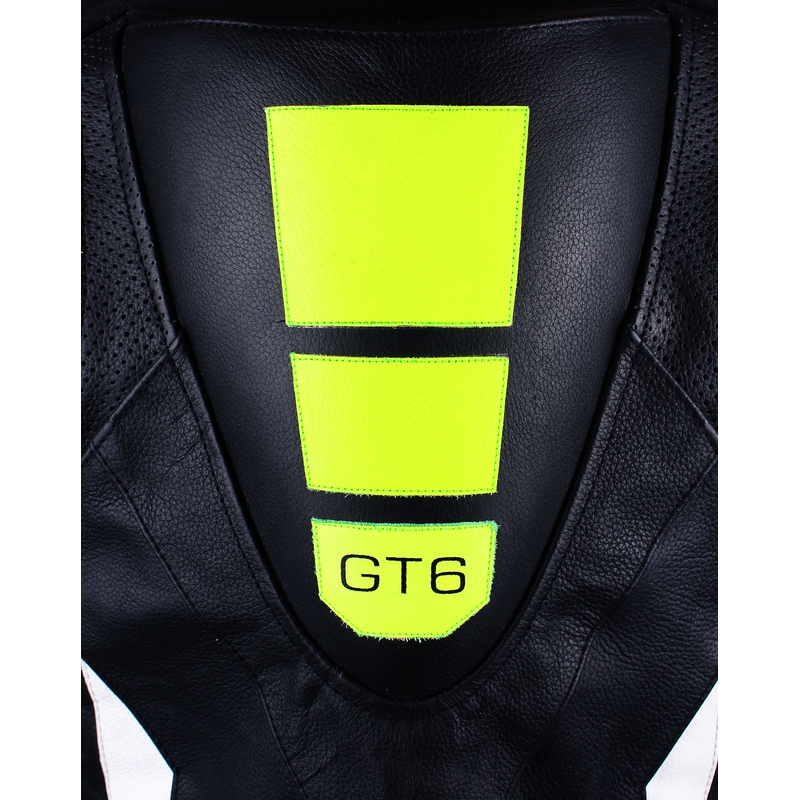 Pánska bunda Street Racer GT6 čierno-bielo-fluorescenčno žltá výpredaj