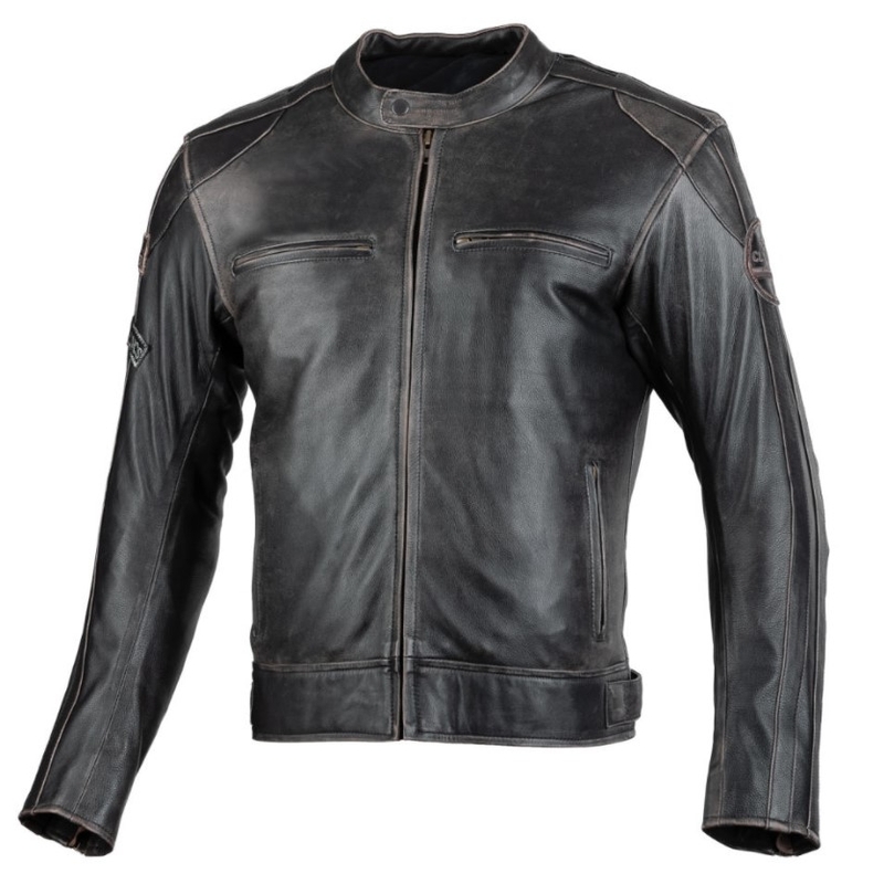 Bunda na motocykel SECA Aviator II čierno-hnedá