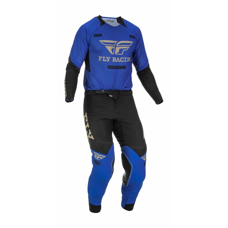Motokrosové nohavice FLY Racing Evolution DST 2022 modro-čierne