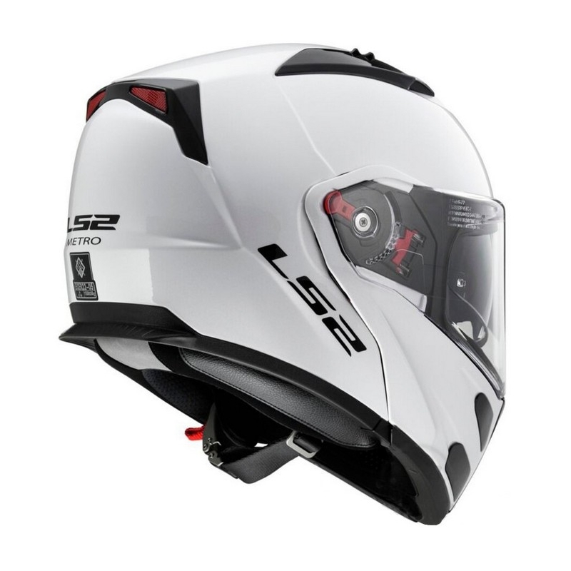 Odklápacia moto prilba LS2 FF324 Metro biela výpredaj