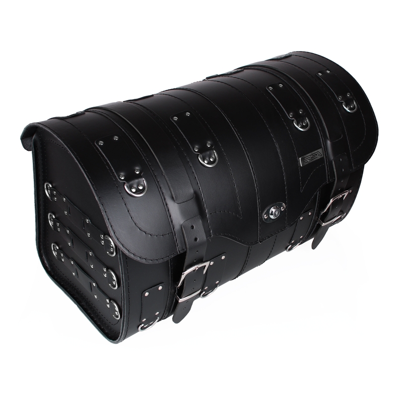 Kožený moto kufor na motocykel Chopper RSA-15A so zámkom