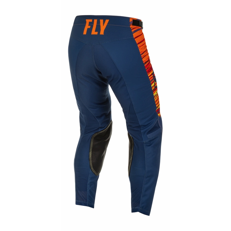 Motokrosové nohavice FLY Racing Kinetic Wawe 2022 modro-oranžové