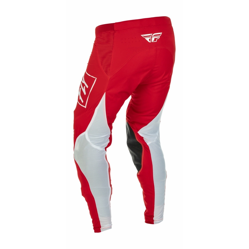 Motokrosové nohavice FLY Racing Lite 2022 bielo-červené